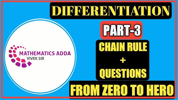 Differentiation Part 3 Chain Rule