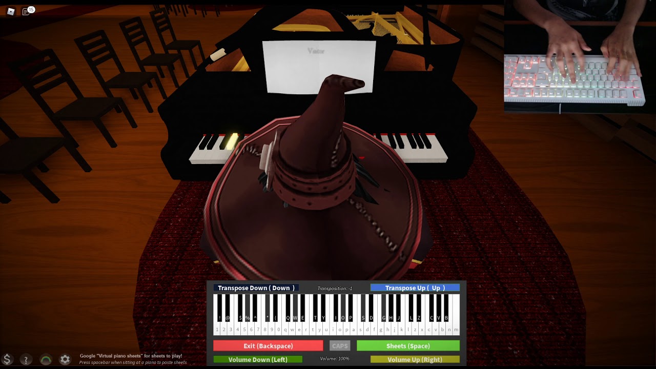 Playing Your Lie In April Orange On Roblox Piano Handcam Youtube - roblox piano sheet music your lie in april orange