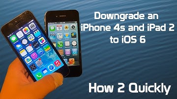 How 2 Quickly: Downgrade an iPhone 4s and iPad 2 to iOS 6.1.3