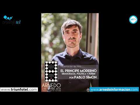 Pablo Simón presentará su libro “El príncipe moderno”