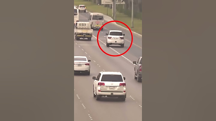 Dubai road accident CCTV Footage Revealed By Dubai Police