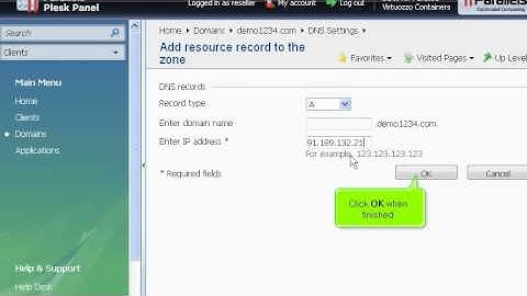 micfo | how to customize DNS zone configuration in Plesk reseller control panel