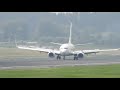 Transavia Boeing 737 makes hard landing at Rotterdam The Hague Airport