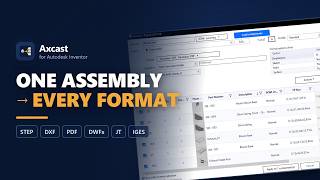 Batch Export in Autodesk Inventor — DXF, STEP and PDF in One Run | Axcast Guide