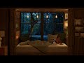 Cozy Reading Nook in the Woods Ambience w/ Relaxing Rain Sounds for Sleep, Study &amp; Meditation - ASMR