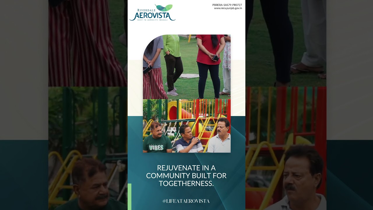 Green Escapes | Life at Riverdale Aerovista | Plots, Villas, & Floors | Mohali