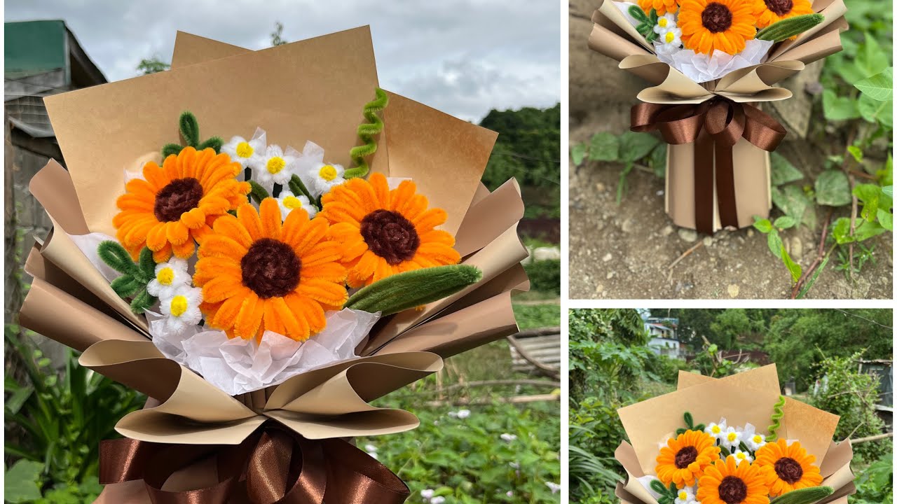 Sunflower Bouquet Tutorial/Fuzzy Wires