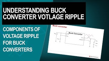 Understanding space-grade buck converter voltage ripple