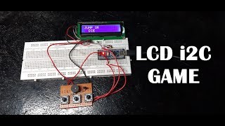 Arduino LCD I2C Game || JUMP or DIE