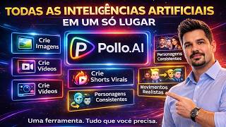 Pare de pagar várias IAs: essa faz TUDO sozinha #PolloAI #InteligenciaArtificial #IATudoEmUm
