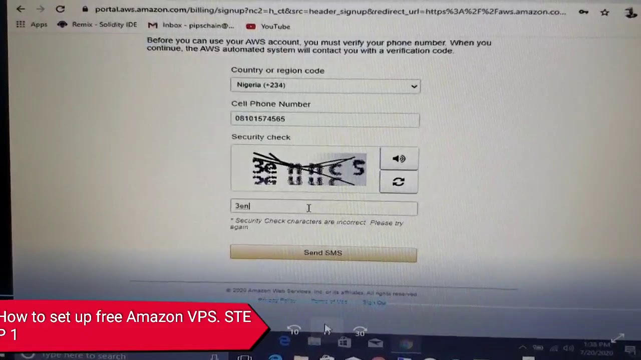1 year amazon free vps setup.. STEP 1 - YouTube