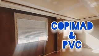poser des Fenêtres coulissante avec rideaux monoblock finition ( pvc copimad)