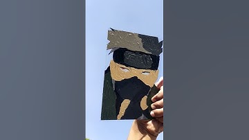 Hatake Kakashi ✨🦋🦋#viral #anime #animeart #animeglasspainting #glasspainting #painting #art