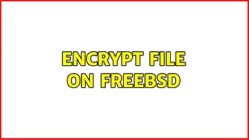 Encrypt file on FreeBSD