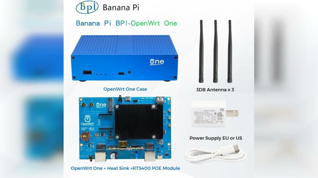 Review: youyeetoo Banana Pi OpenWrt One - WiFi 6 Official OpenWrt Router Mainline Support,Medi...