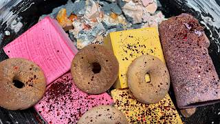 Mudpies, Reforms, & Dyed Chalk • Satisfying Variety Crunch • Chalk Crushing ASMR 