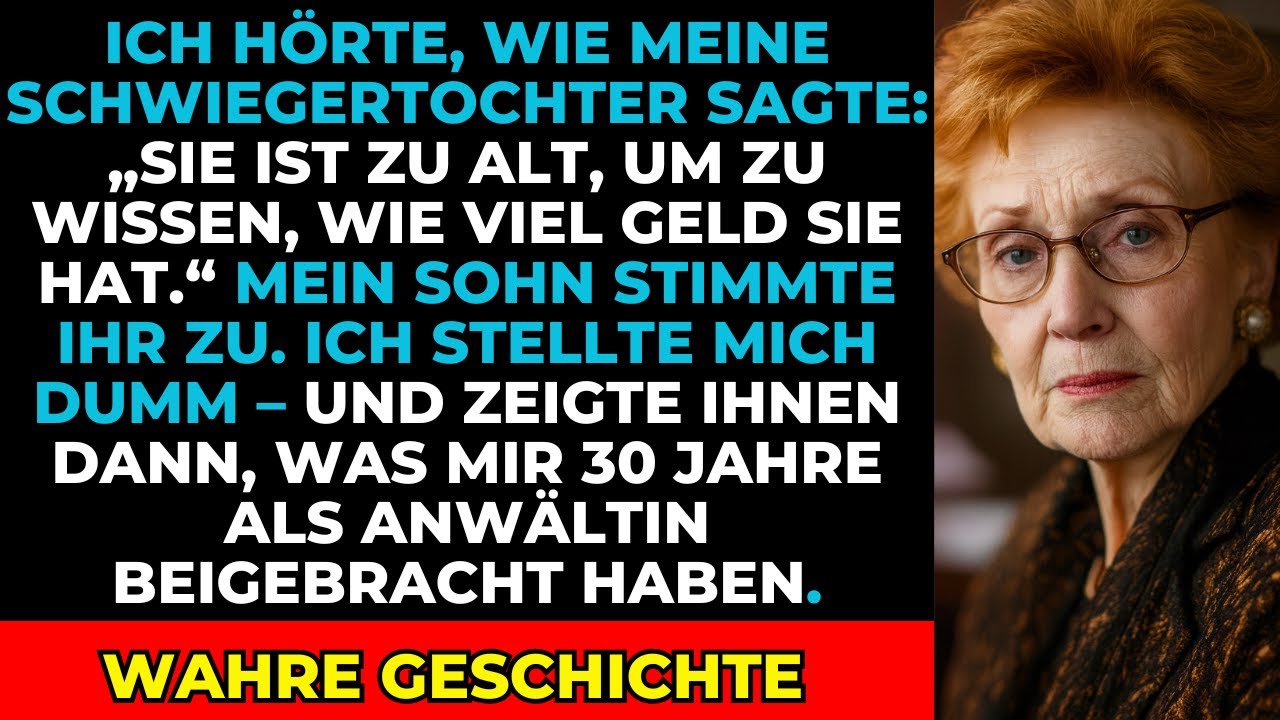 „Sie ist zu alt, um zu wissen, wie viel Geld sie hat“ – Ich spielte dumm, doch dann schlug ich zu