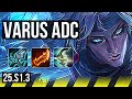 VARUS & Lulu vs JINX & Rakan (ADC) | Quadra, Legendary | KR Diamond | 25.S1.3
