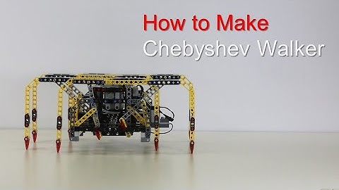 How to Make Chebyshev Walker with Compact Power Unit  / LEGO