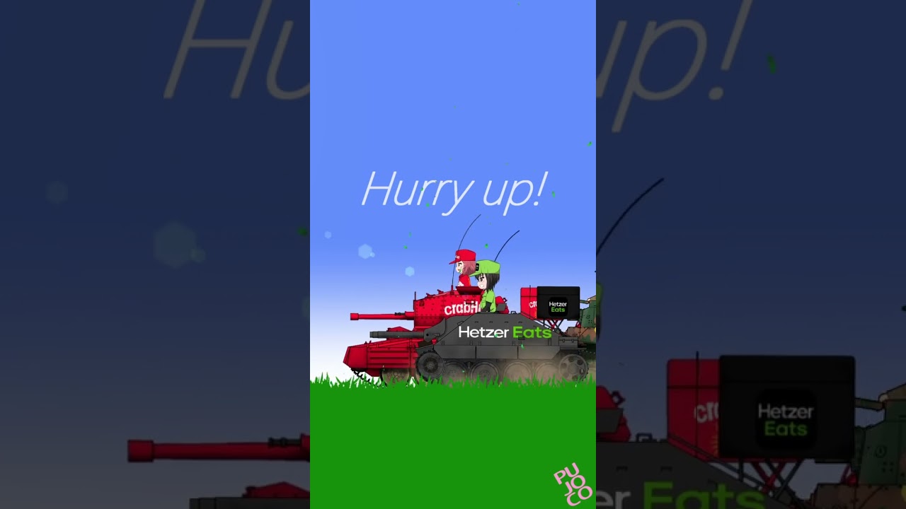 【ガルパン】急げ~!│【GuP】Hurry up! #shorts #ガルパン