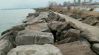 [4K] Walking Along Edgewater Park Cleveland || Abby Mini Fun