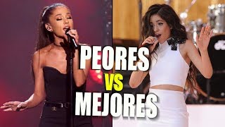 MEJORES Vocales de Cantantes Famosos vs PEORES