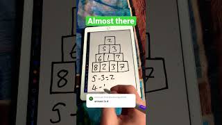 What YOU Wanted! Math Pyramid Puzzle answer REVEALED! #shorts #math #puzzle