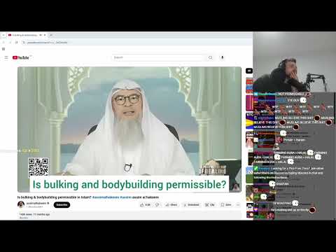 Forsen Reacts to Is bulking & bodybuilding permissible in Islam? #assimalhakeem