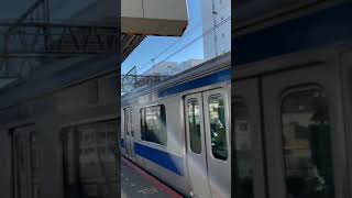 常磐線快速E 531系我孫子駅到着