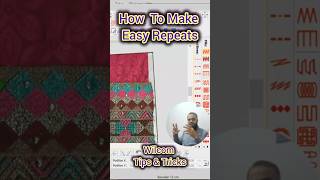 How To Make Easy Repeats In Wilcom E4.2