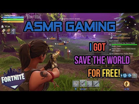 asmr-gaming-|-fortnite-i-got-save-the-world-for-free!-+-skins-★controller-sounds-+-whispering☆