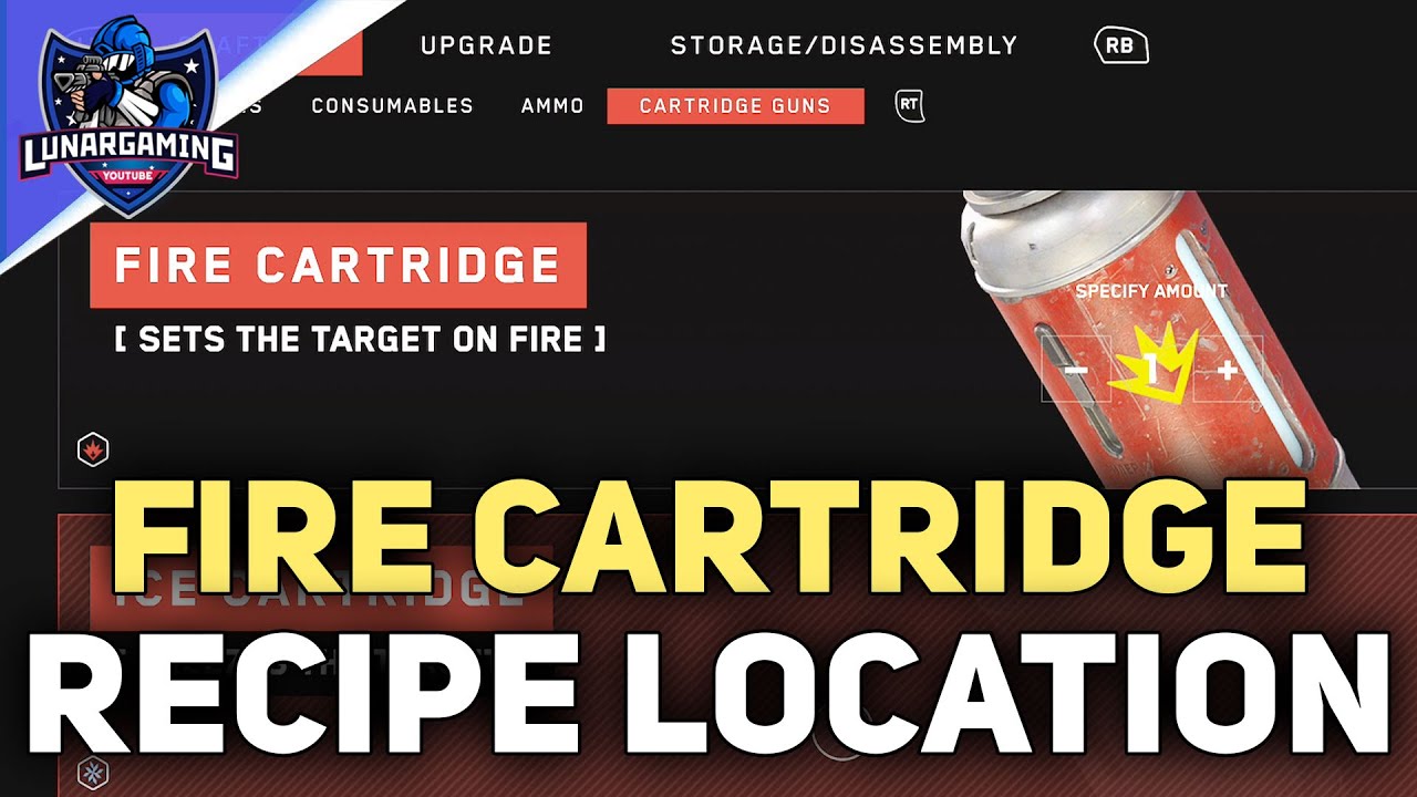Fire Cartridge RECIPE Location Atomic Heart (MISSABLE) YouTube