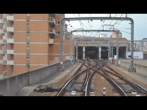 前方展望 2016.12.09 阪急 今津線 宝塚南口駅～宝塚駅間 5000系 5004F 普通 宝塚 行き 阪急電鉄 阪急電車