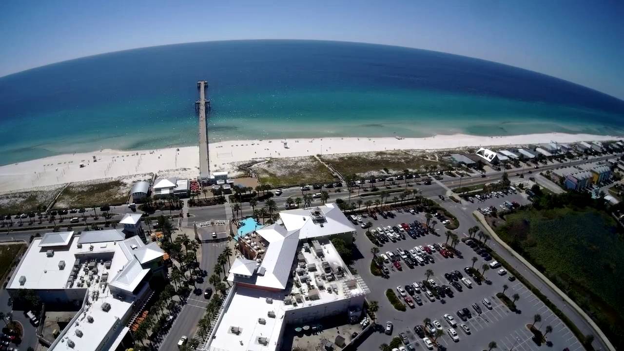 Pier Park Panama City Beach   Drone View