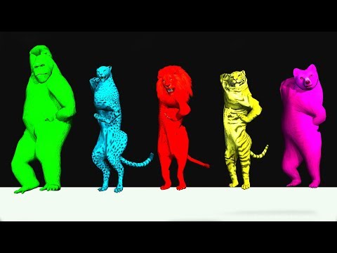Wild Animals Finger Family Song For Kids Learn Colors For Children Toddlers Dance Finger Family