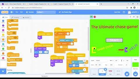 Scratch programming for kids  Chasing game part 3
