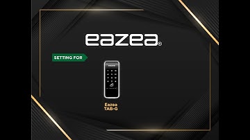 Eazea Smart Lock | Eazea Tab-g Digital Gate Lock Pin code & Rfid card & Remote Registration Method
