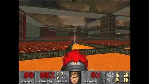 Doom 2 Blood Storm Level 5 UV with 95% in 1:24:50 (Onions)