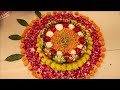 Last minute 3 Amazing flowers Rangoli designs for Diwali| Diwali decoration ideas at home