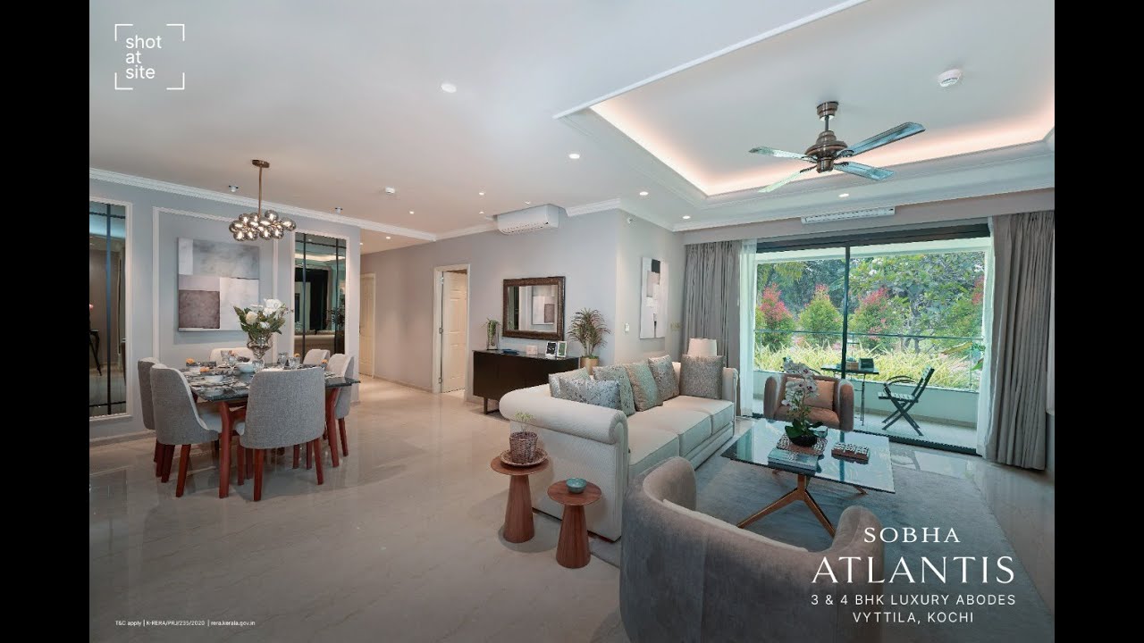 SOBHA ATLANTIS – Luxury Living Redefined! Exquisite 3, 3.5 & 4 BHK Luxury Apartments in Vyttila