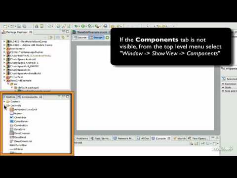 Flash Builder 105: Working with Data Grids - 1. Getting Started with DataGrid