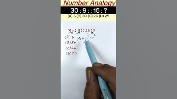 Number Analogy Reasoning Short Tricks | #reasoning short tricks #rrbntpc#rrb #ssccgl #sscgd #sscchsl