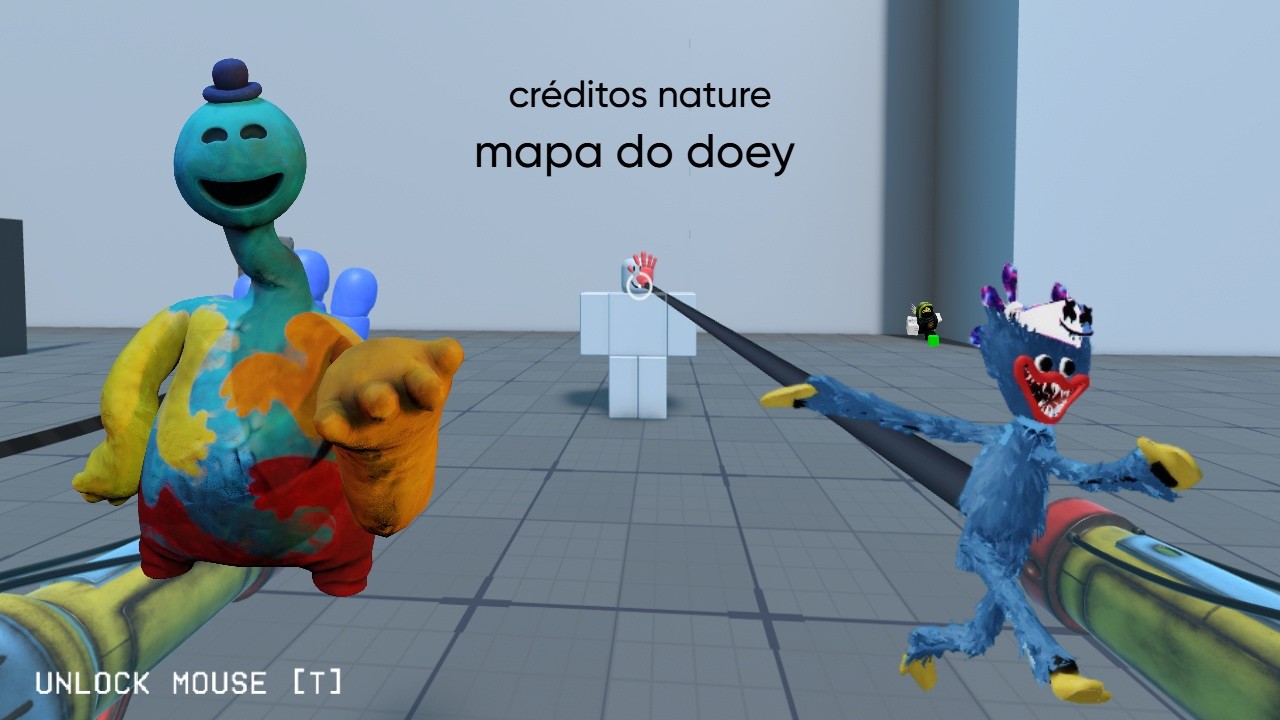 JOGANDO O MAPA DE TERROR DO DOEY! Um teste de grabpack créditos:Nature #huggywuggy #fy