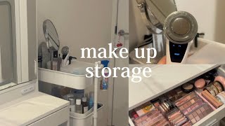 ［Makeup storage］ドレッサー収納紹介🤍お気に入りのスキンケアボディークリーム