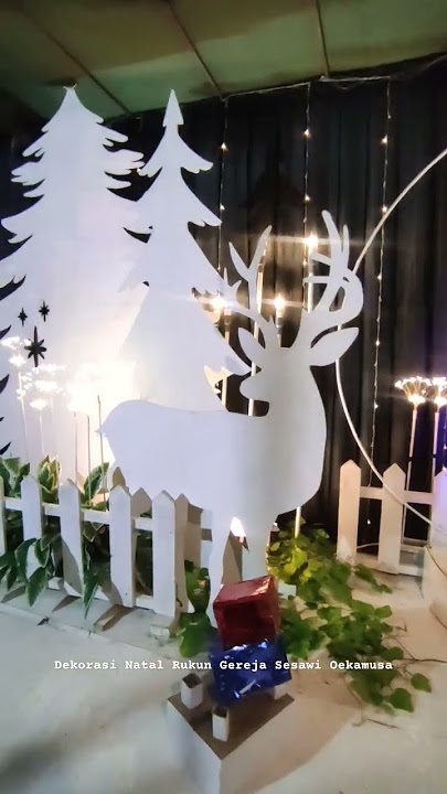 Dekorasi Natal Rukun Gereja Sesawi ! #natal #christmas #christmastree #ntt #soetts