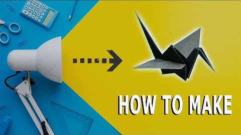 How To Make an Origami Flapping Bird - Easy Origami Intructions Step by Step
