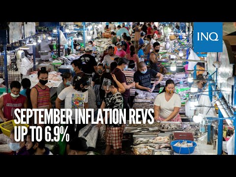 September inflation revs up to 6.9%