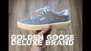 Golden Goose Deluxe Brand Tennis Col. ˋGrey suede´ | UNBOXING & ON FEET | luxury shoes | F/W 17 | HD