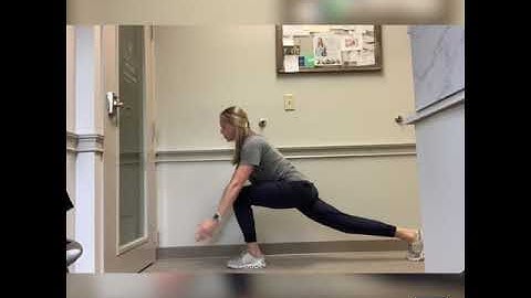 High runners lunge to single leg balance