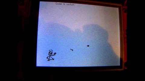 STM32f103 game & watch game speedtest